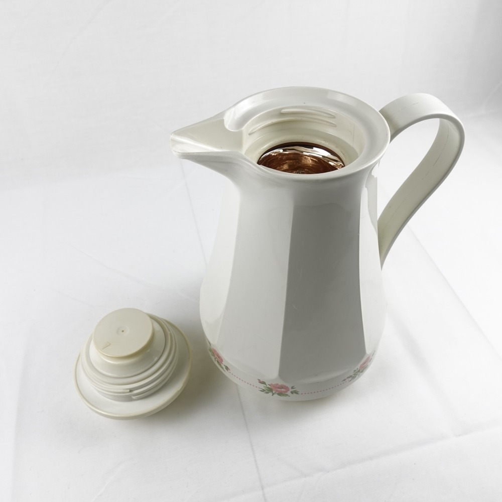 Thermos Vintage Christa Coffee Butler Carafe Pitcher Roses West Germany No. 430 - Picture 3 of 14